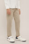 Solid Straight Fit Pants with Button Closure - 4