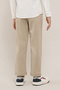 Solid Straight Fit Pants with Button Closure - 6