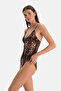Multicolor Leopard Patterned Swimsuit - 3