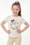 Girl's T-Shirt with Short Sleeves Printed B7