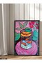 Matisse Golden Fish One Piece Black Wooden Framed Painting - 4