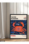 Yayoi Kusama Tokyo 1993 Crab One Piece Black Wooden Framed Painting - 4