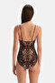 Multicolor Leopard Patterned Swimsuit - 2