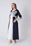 Polka Dot Dressing Gown Maternity-Nursing Nightgown 2-Piece Set - 2