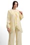 Molly Nelly Women's Baby Collar Lined Voile Set - 2