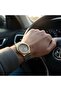 REGAL SD1434 Men’s Analog Watch Stainless Steel Strap Quartz Movementt Grey Dial Gold Bezel - 6