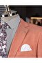 Italian Style Slim Fit Mono Collar Men's Single Jacket Camel T14307 - 5
