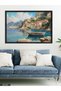 Sahil Town One Piece Black Wooden Framed Painting - 3