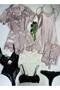 9-Piece Boxed Premium Dowry Set Satin Pajamas Nightgown Robe Lingerie Set