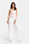 Women's Off-White 7S6-101 Palazzo Lace Detailed Special Design Trousers - 3