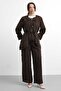 Molly Nelly Women's Baby Collar Lined Voile Set - 6