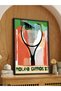 Roland Garros'87 One Piece Black Wooden Framed Painting - 2