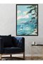 Seascape One Piece Black Wooden Framed Painting - 3