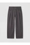 Anthracite Regular Fit Men's Pleated Trousers