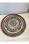 Special Engraved Copper Tray 36 cm - 2