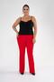 Women's Plus Size Women's Pocket Trousers Red