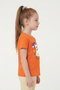 Girl's T-Shirt with Short Sleeves Printed B7 - 3