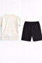 Boy's Oversize Santa Monica Printed T-Shirt & Shorts Set - 3