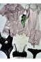 9-Piece Boxed Premium Dowry Set Satin Pajamas Nightgown Robe Lingerie Set - 2