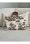 Handmade Brown Toile De Jouy Pattern 11 Inch Tablet Bag Casual Handbag Women's Bag - 3