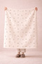 Muslin Baby Blanket 120 cm X 120 cm – Soft Bunny Patterned 100% Cotton Multi-Purpose Blanket - 2