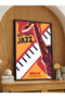 Jazz Festival Berlin One Piece Black Wooden Framed Painting - 2