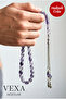 Special Boxed Gift Prayer Beads with a Dusty Amber Appearance - Gifted Product