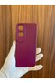 Oppo A60 Inside Velvet Silicone Phone Case (Burgundy Color) - 5