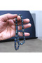Special Lapis Lazuli and Silver Inlaid Capsule Cut Collectible Model Kuka Prayer Beads - 2