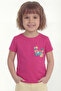 Girl's T-Shirt Short Sleeve Printed B12