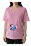 Retiring Baby Boy Printed V-Neck Oversized Maternity T-Shirt 1Gj2