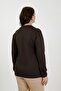 Women's Gray Parachute Fabric Large Size Trench Coat - 4