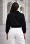 Women's Oversize Zippered Bomber Jacket - 6
