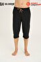 121 Premium Men's Comfortable Cut Cotton Combed Cotton Seasonal Waist-Tie Capri Pants with Pockets - 2