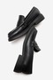 Alitzel Women's Genuine Leather Loafer Black - 5