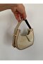 Women's Silvery Mini Shoulder Bag with Straw Texture – Stylish Daily Handbag – Zippered, Lightweight, Trendy Design - 5