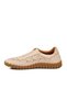 Beige Genuine Leather Flexible Comfortable Sole Women's Casual Shoes 2010730Y Z - 4