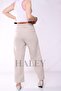 High Waist Double Fabric Trousers Straight Cut Stylish Comfortable - 4