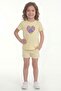 Girl's T-Shirt with Short Sleeves Printed B10 - 2
