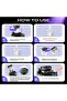 6-in-1 Car Charger 120W, Aroma Diffuser with Retractable Cable, USB-C PD 30W, LED Ambient Sta - 3
