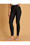 Women Burgundy & Black Front Zip Overlapped Burkini Swim Set - 4