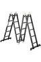 Multi-Purpose Foldable Ladder - 4x5, 12 Steps( Black) - 2