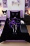 Kuromi Princess Patterned Single Baby Kids Duvet Cover Set - 4