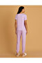 Women Purple Pajama Set 2 Piece - 5