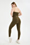 Cloudsoft Seamless V-Cut Back Sports Leggings - Non-Obtrusive Lightweight Scrunch Fitness Leggings - 2