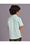 Boys Green Printed Shirt And T Shirt Set - 4