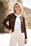 Gold Button Embroidered Jacket - 3
