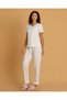 Women Ivory Pajama Set 2 Piece