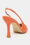 Elara Orange Matte Slingback V Vamp Line Pointed Toe Women's Heeled Shoes - 9