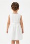 Baby Girl & Child Laced Lined Ecru Dress 100% Cotton Summer Wear - 2